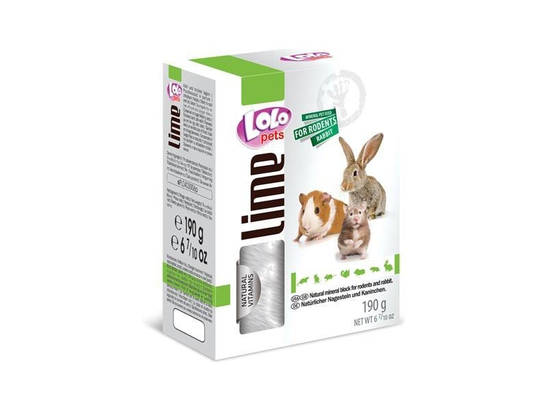 Lolo Mineral pets feed for small animals אבן סיד מינרלית לחיות מחמד קטנות