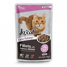 La Cat | 85 גרם מזון רטוב לחתול בטעם סלמון ברוטב