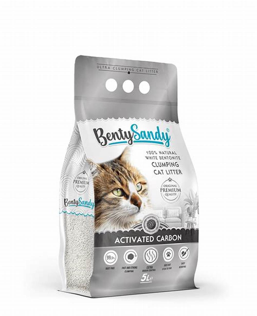 activated carbon 5L Bentysandy |חול מתגבש לחתולים עם נוסחת קרבון פעיל 5 ליטר