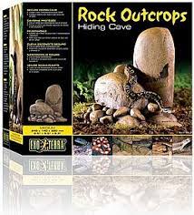 Exo Terra Rock Outcrops – מסתור דמוי סלע בעל 3 חורים