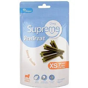 סופרים חטיף דנטלי XS
Supreme DenTreat For Small Dogs XS
56.0 גרם