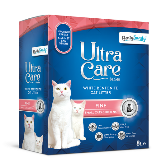 חול לחתולים Ultra Care לגורי חתולים וחתולים קטנים 8 ליטר