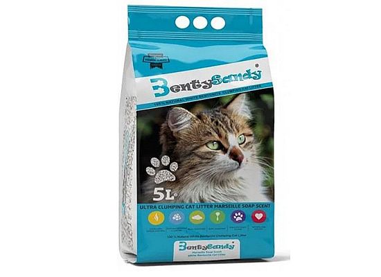 Bentysandy Soap Scented 5L |חול מתגבש לחתולים5 ליטר