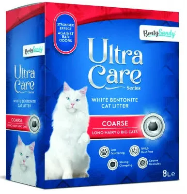 חול Ultra Care לחתולים גדולים\שיער ארוך 8 ליטר