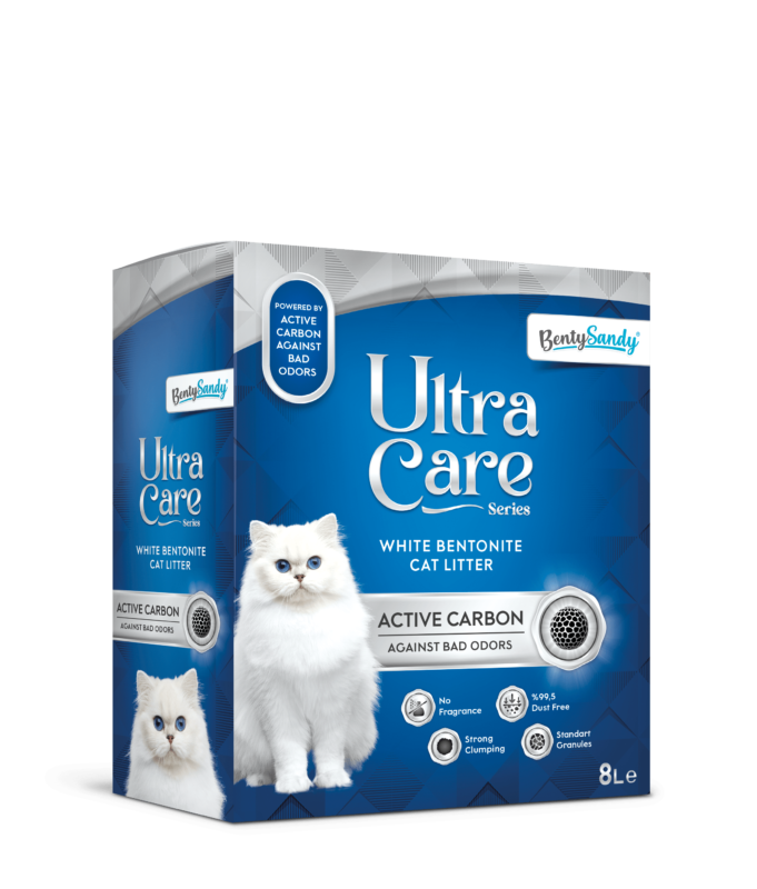 Bentysandy Ultra care Carbon sand 8L | נוסחת קרבון חול חתולים מתגבש 8 ליטר